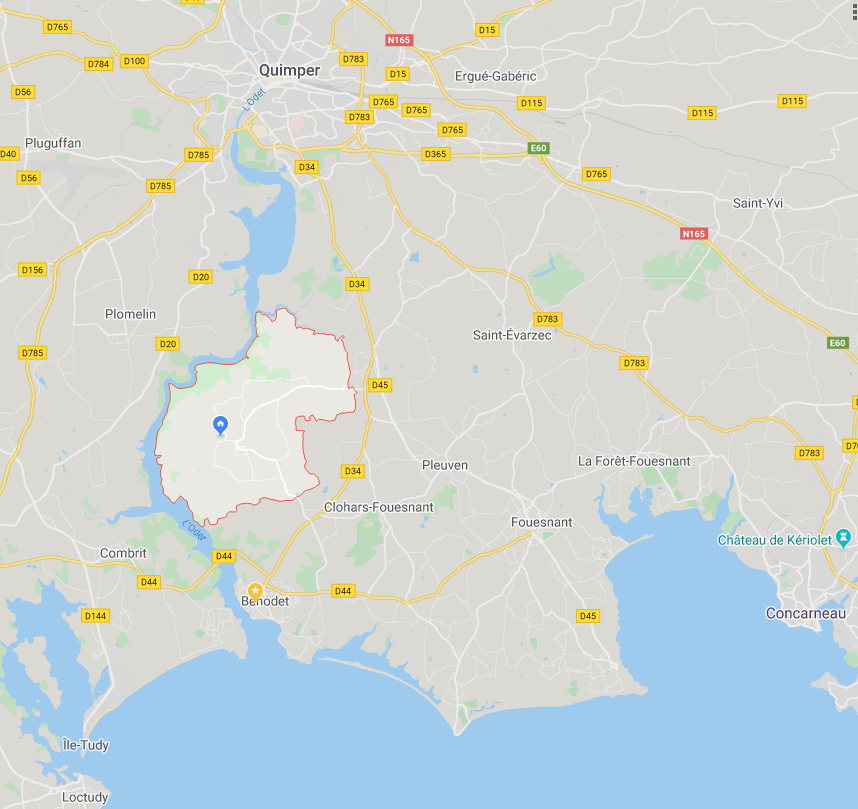 Gouesnac'h est idéalement placée