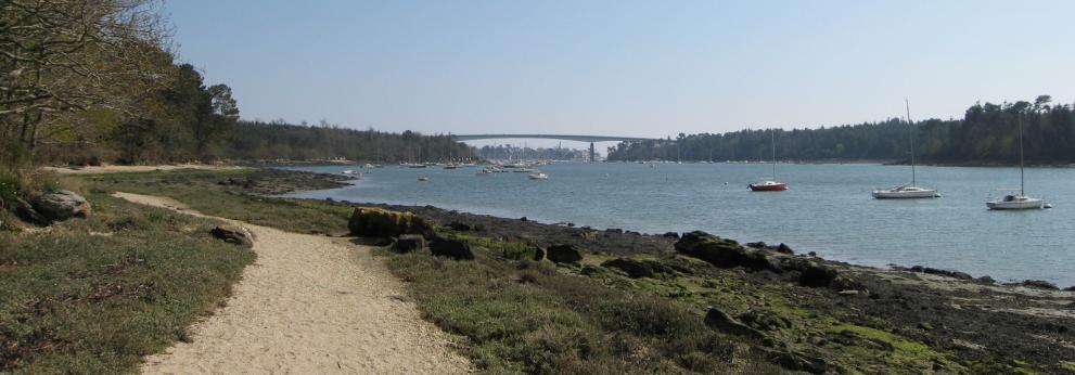 Les bords de l'Odet à Gouesnac'h