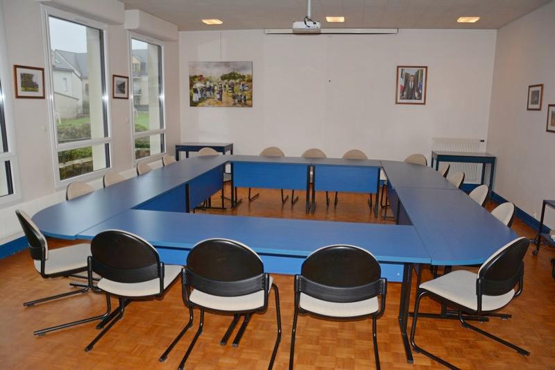 La salle du conseil municipal de Gouesnac'h